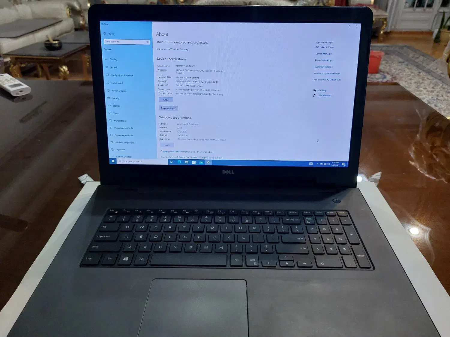 لپ تاپ Dell Inspiron 5755|رایانه همراه|قم, باجک یک|دیوار