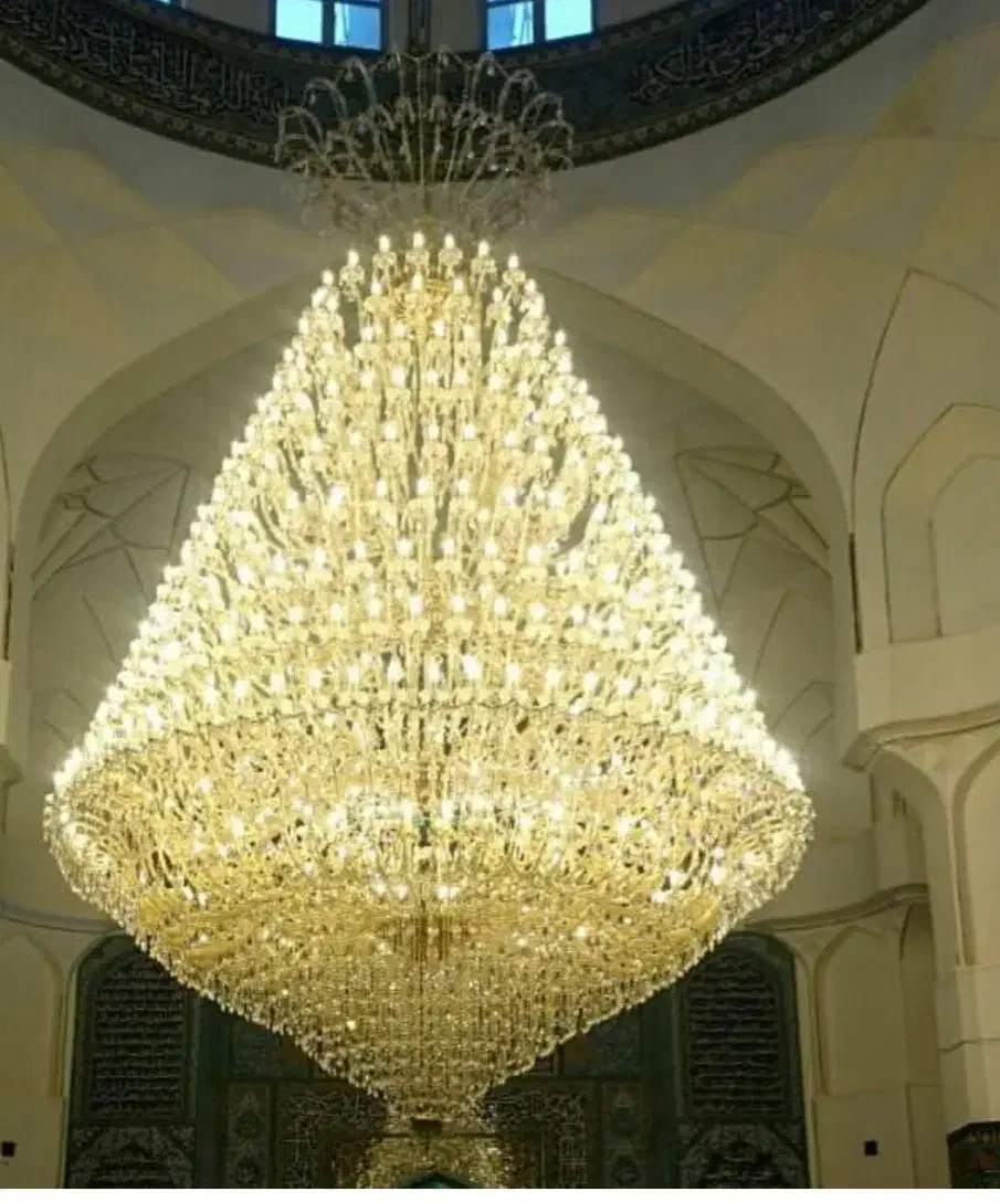 ساخت لوستر طبقاتی سفارشی با نصب حرفه ای|لوستر و چراغ آویز|مشهد, خواجه ربیع|دیوار