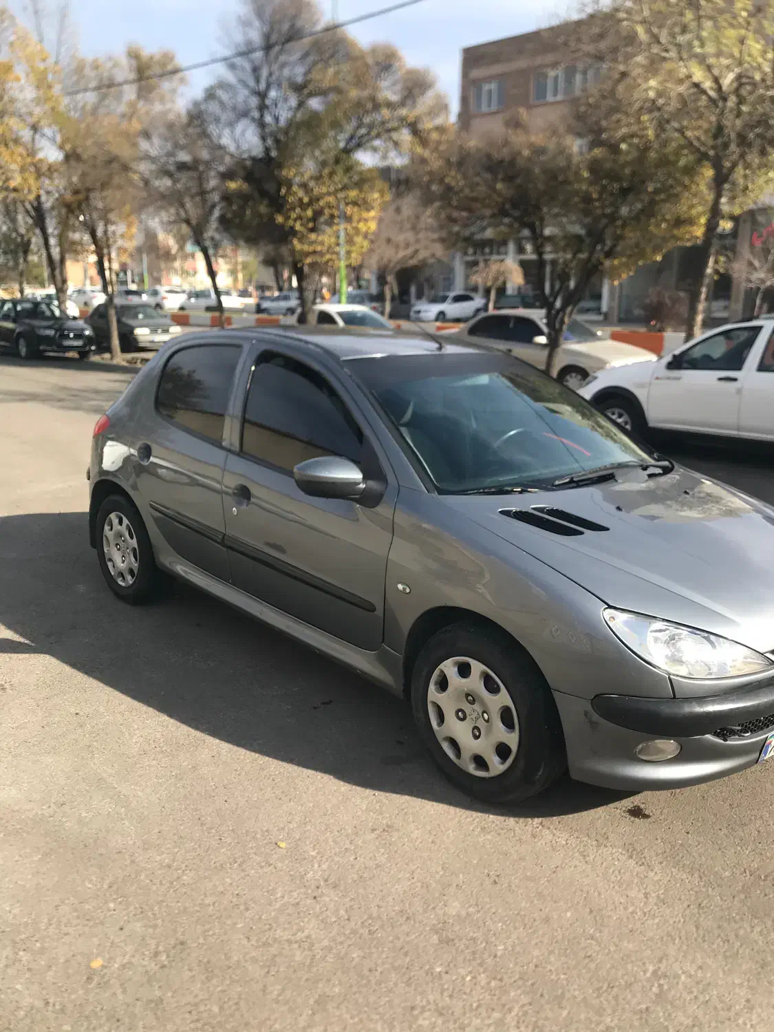 206 تیپ ۵ خاکستری|خودرو سواری و وانت|اردبیل, |دیوار