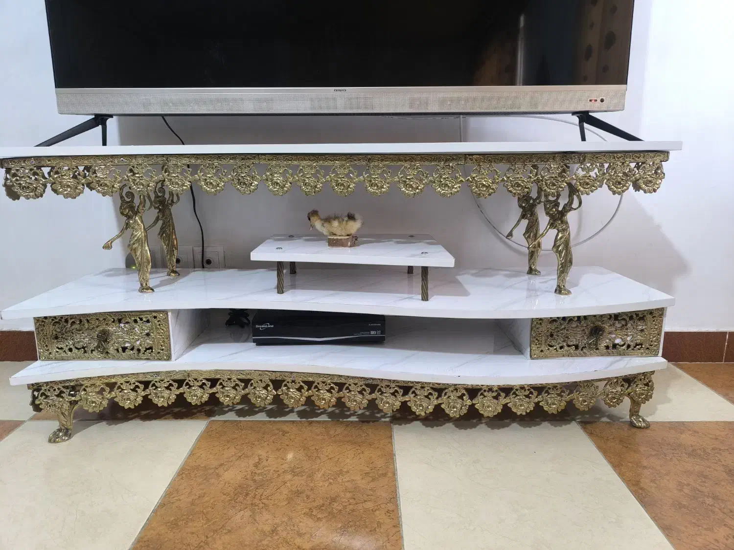 ساعت برنزی شیک|ساعت دیواری و تزئینی|همدان, |دیوار