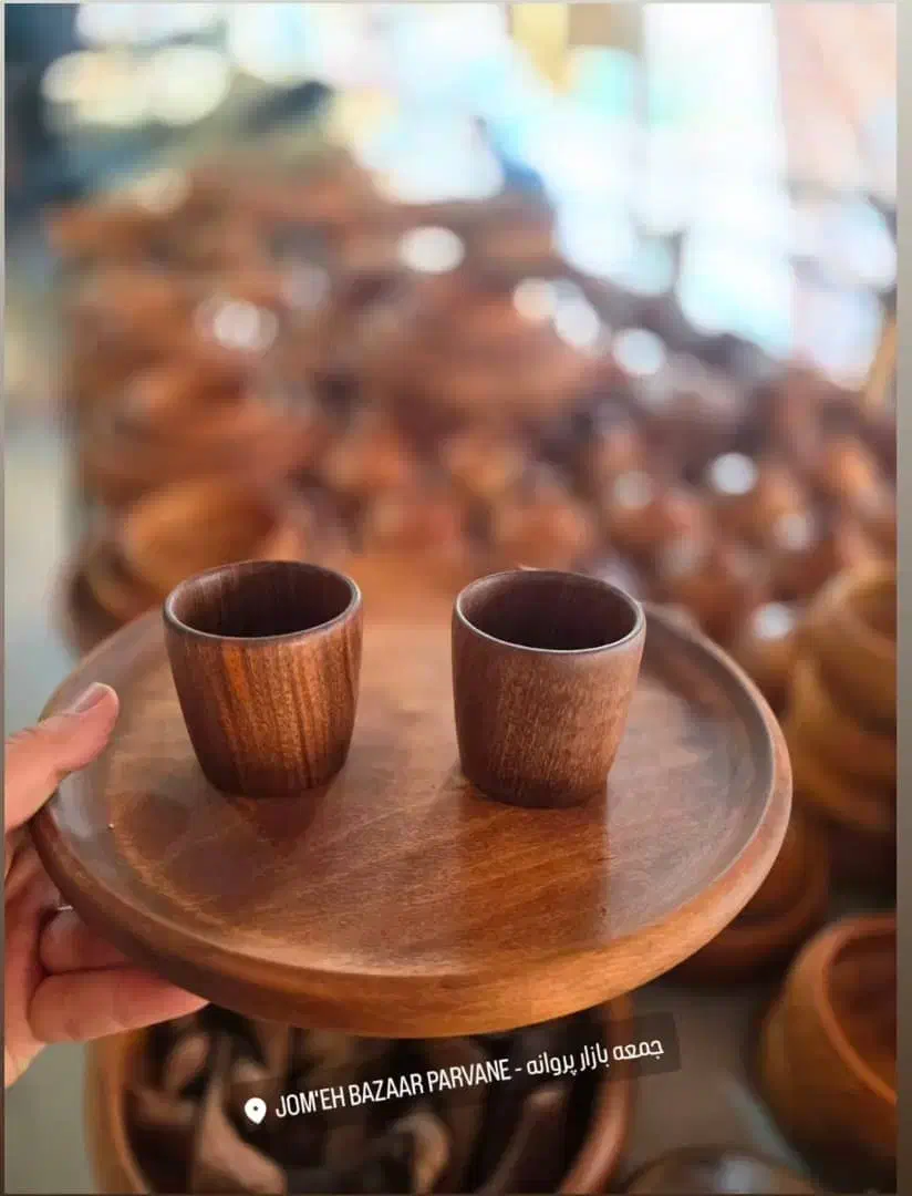 کارگاه ساخت ظروف چوبی|ظروف سرو و پذیرایی|چهاردانگه (تهران), |دیوار