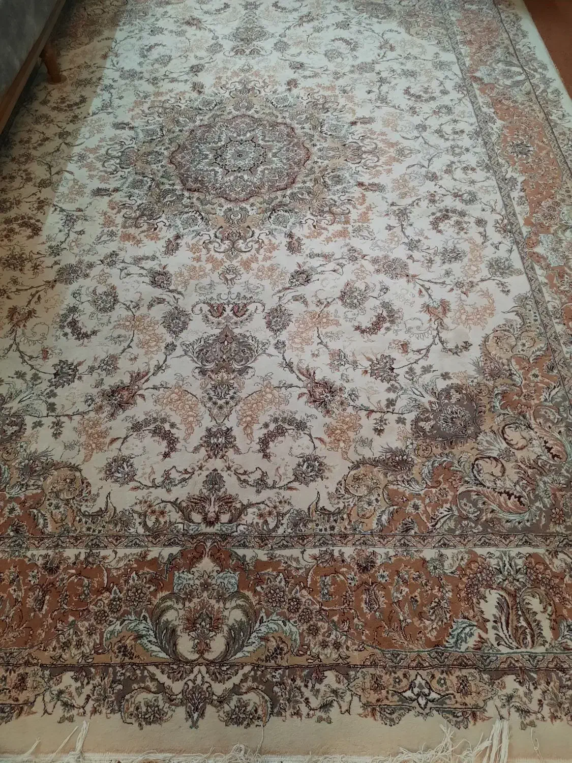 ۱ تخته فرش ۹متری کاشان|فرش|شیراز, گلکوب|دیوار