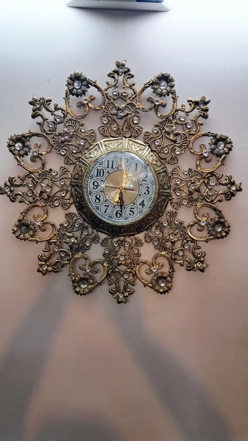 ساعت برنج بزرگ|ساعت دیواری و تزئینی|بروجرد, |دیوار