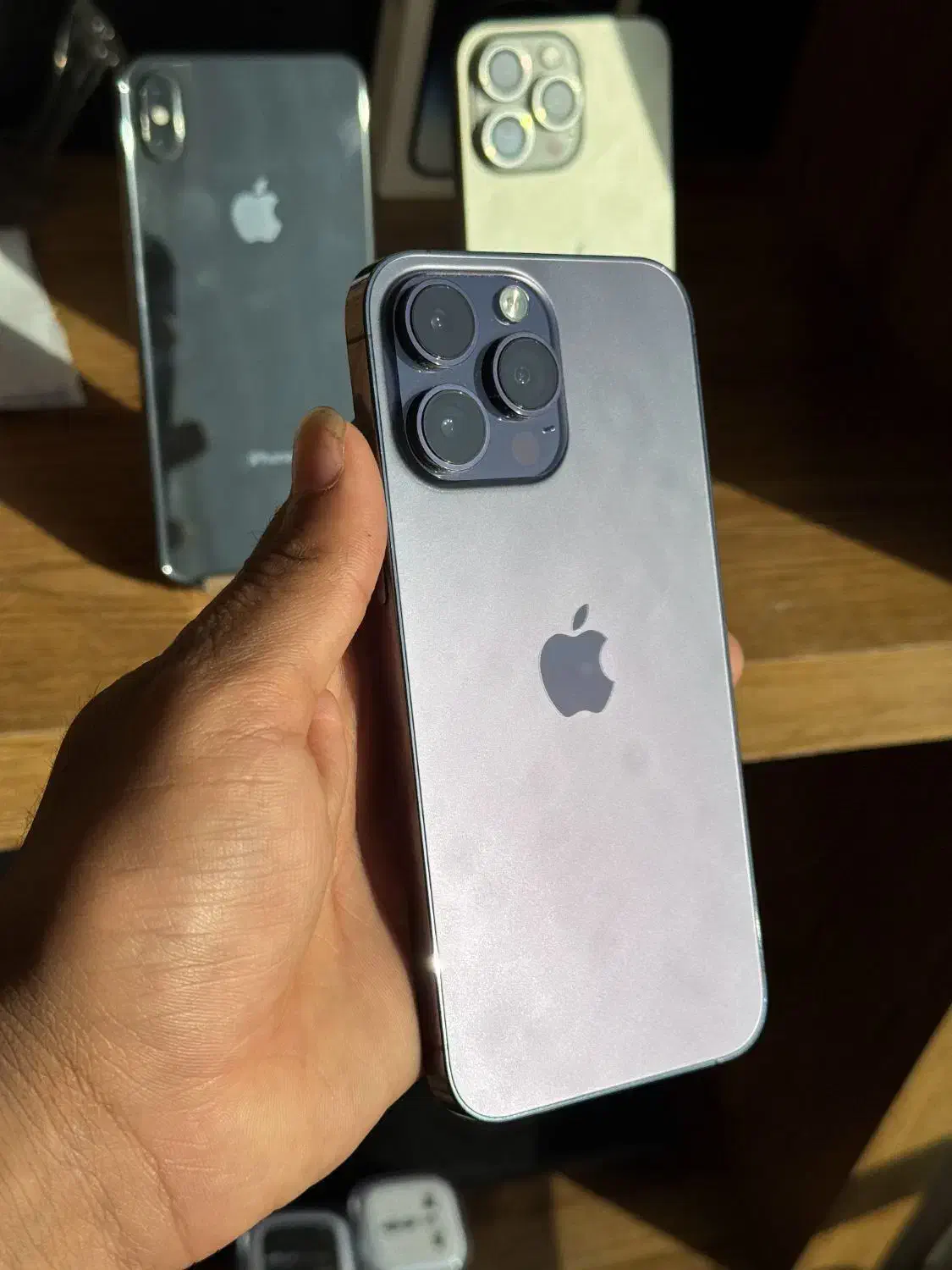 iphone 14 pro max دوسیم ۲۵۶ باتری ۸۴ کف‌قیمت|موبایل|مشهد, بهشت|دیوار