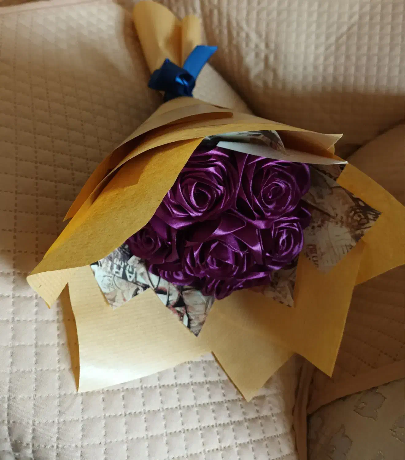 گل روبانی سفارشی|گل مصنوعی|سراب, |دیوار