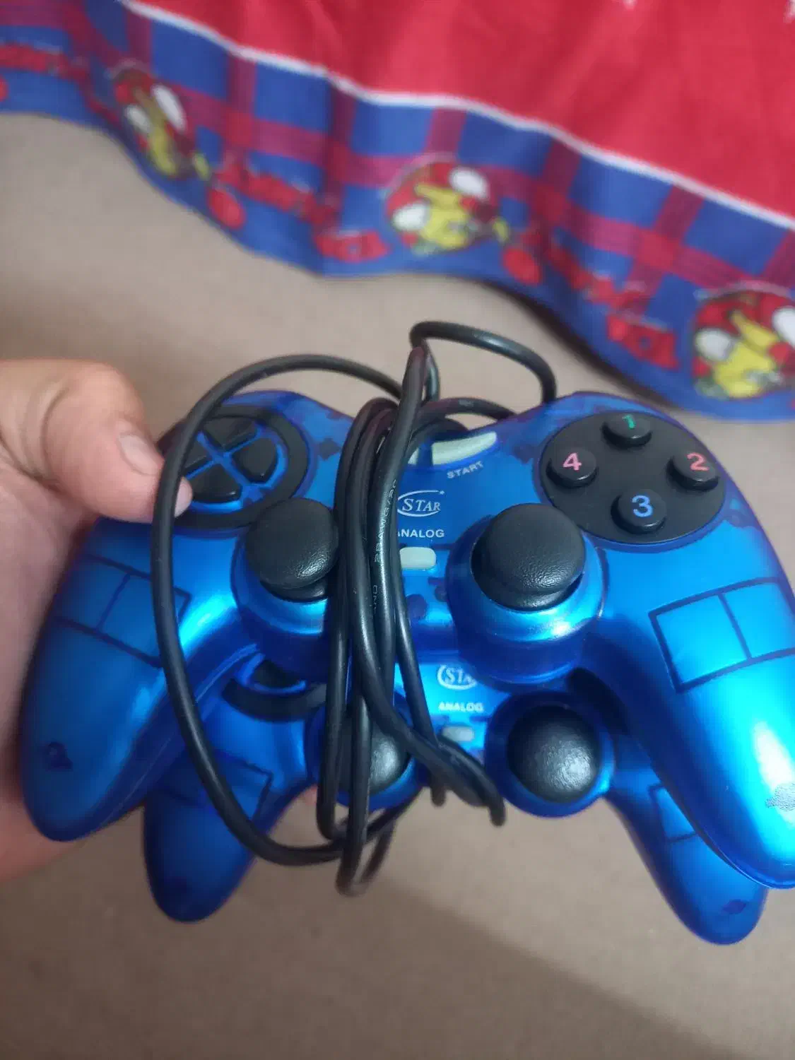 دسته کامپیوتر شوک دار|کنسول، بازی ویدئویی و آنلاین|مشکیندشت, |دیوار