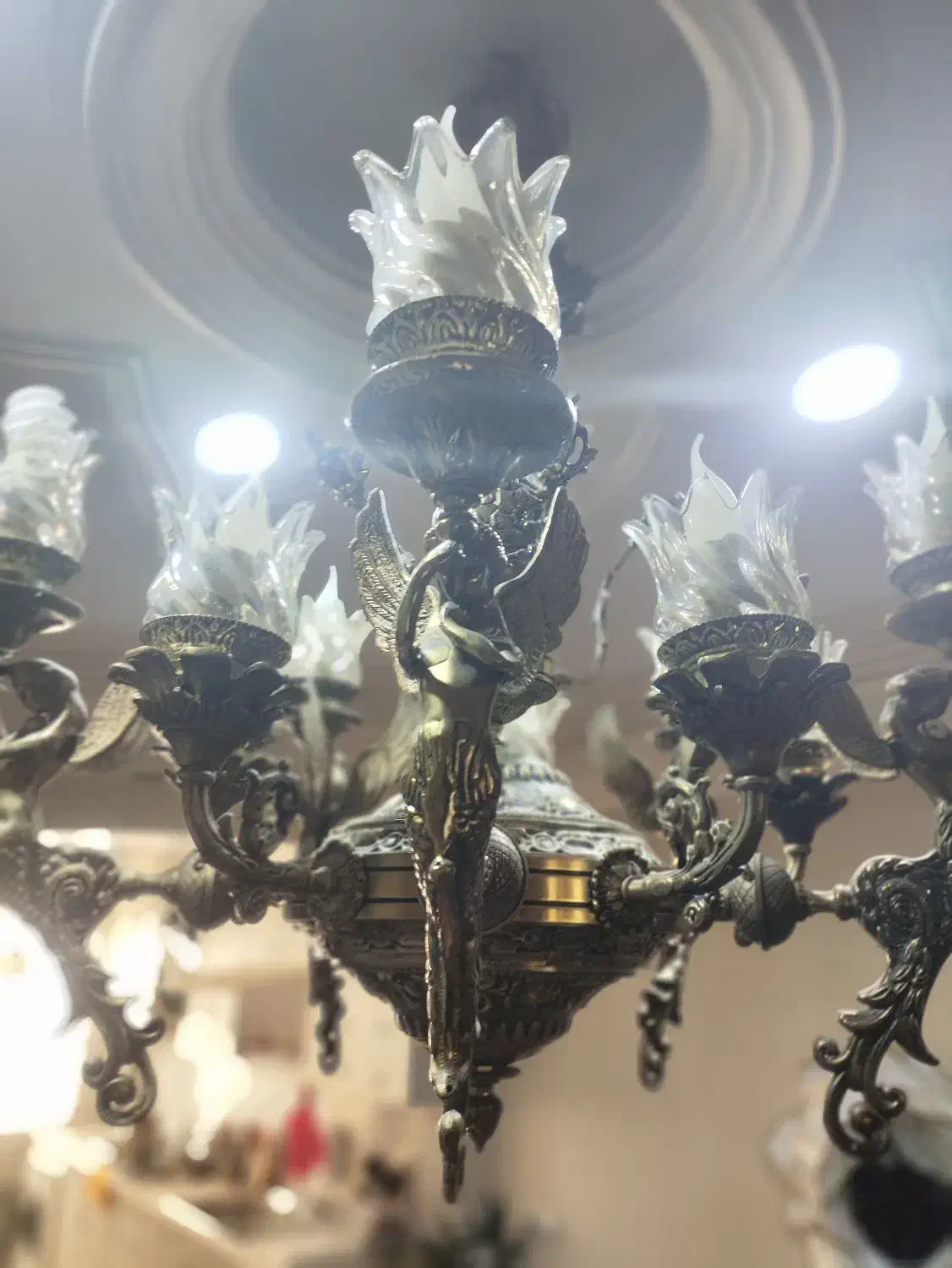 لوستر برنز|لوستر و چراغ آویز|تهران, خانی آباد نو جنوبی|دیوار