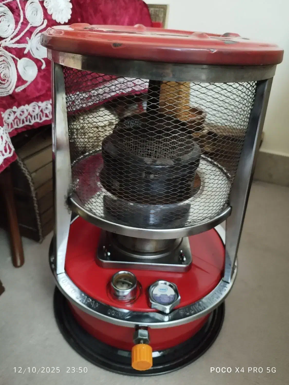 چراغ نفتی ژاپنی قدیمی|بخاری، هیتر، شومینه|تهران, یاخجی آباد|دیوار