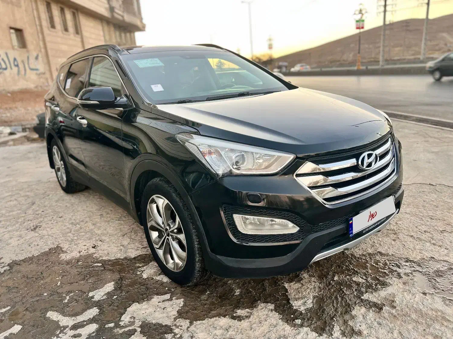 سانتافه مشکی2015 فول کامل|خودرو سواری و وانت|کرمانشاه, |دیوار