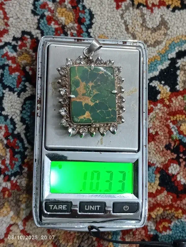 پلاک فیروزه نقره|جواهرات|کرمانشاه, |دیوار