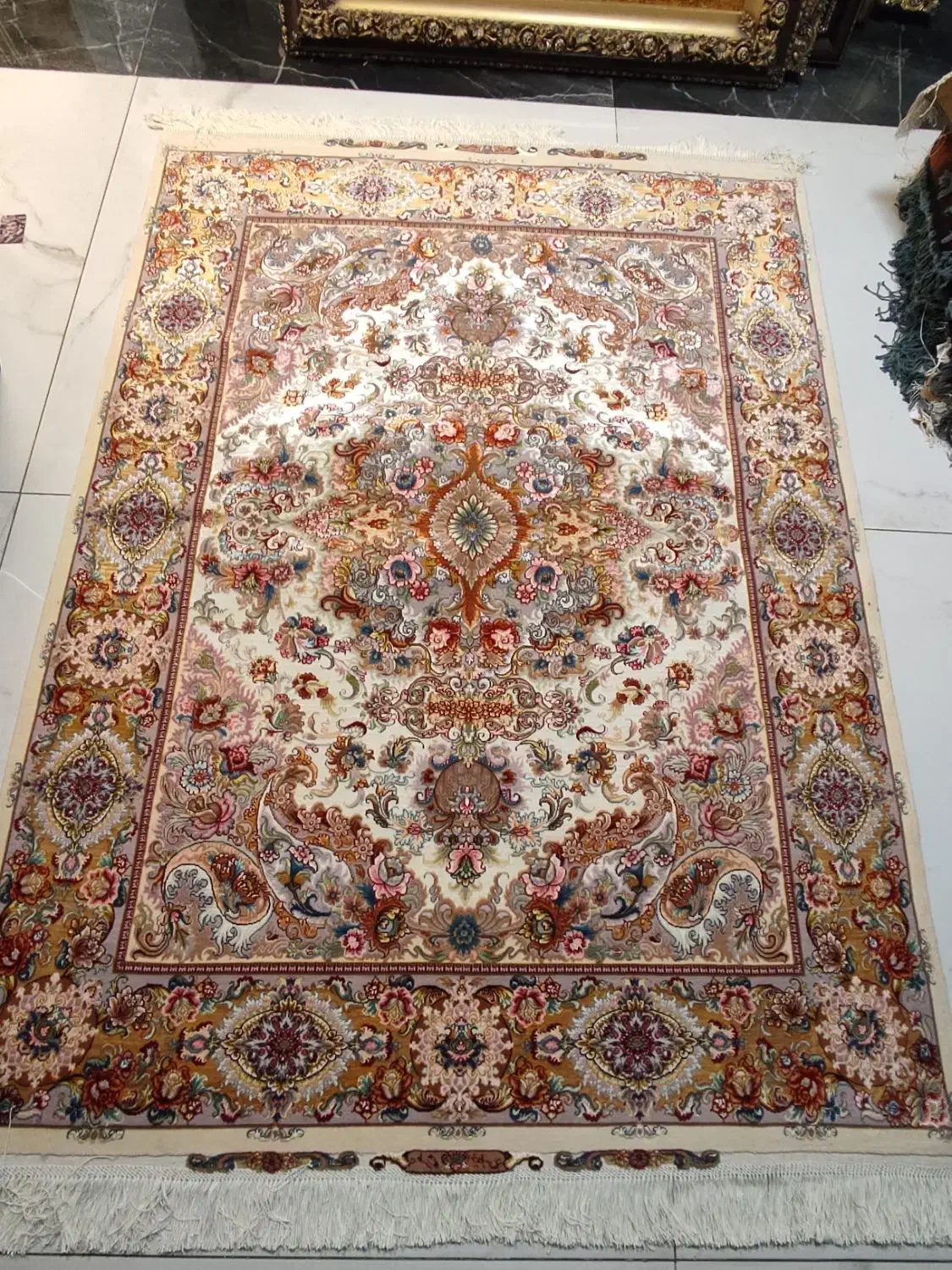 قالیچه دستبافت 3متری خطیبی طرح جدید. 55رج|فرش|تهران, پونک|دیوار