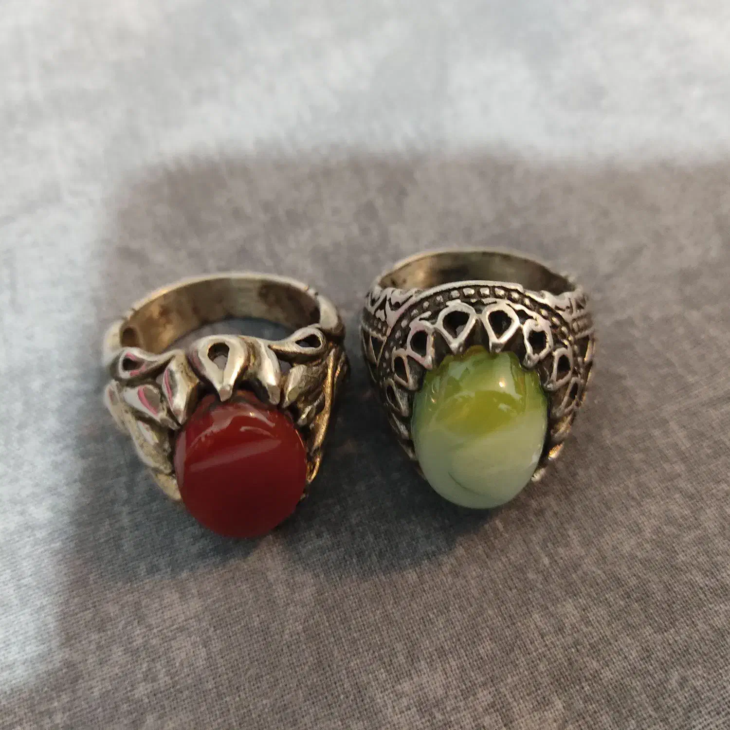 دو عدد انگشتر مردانه|جواهرات|ساری, |دیوار