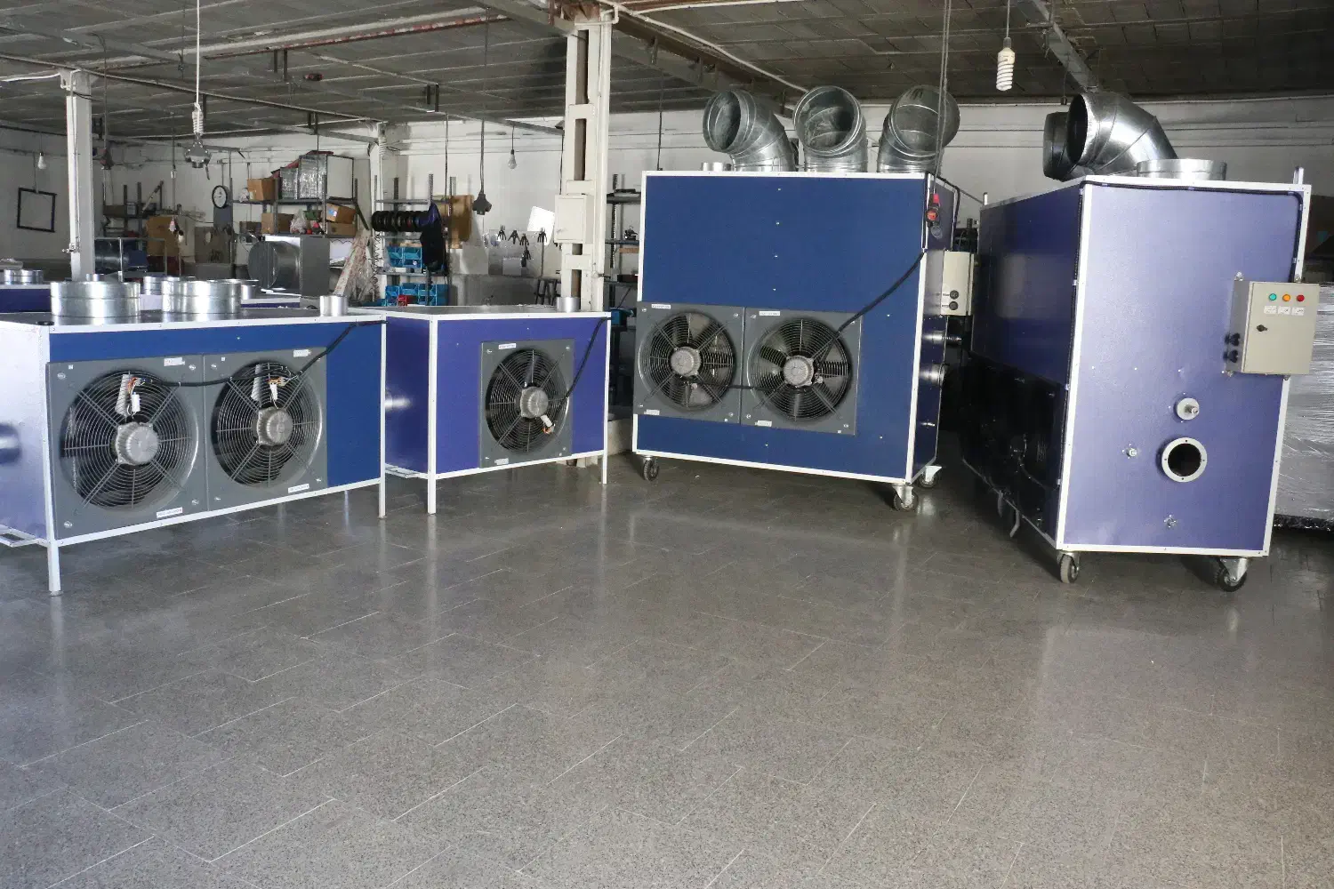 هیتر بخاری گازی برق گلخانه پلاستیکی تونلی دودکشدار|بخاری، هیتر، شومینه|شهرکرد, |دیوار