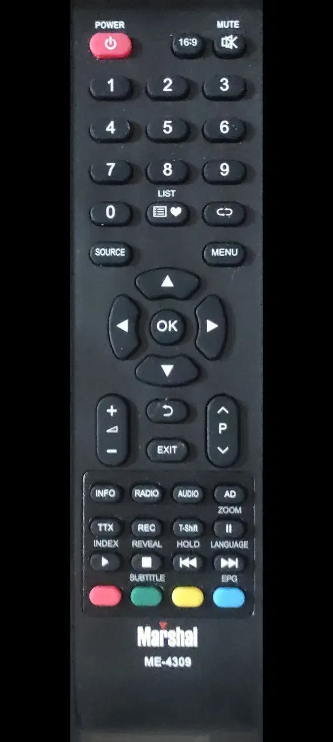 کنترل تلوزیون مارشال آکبند|تلویزیون و پروژکتور|اردبیل, |دیوار