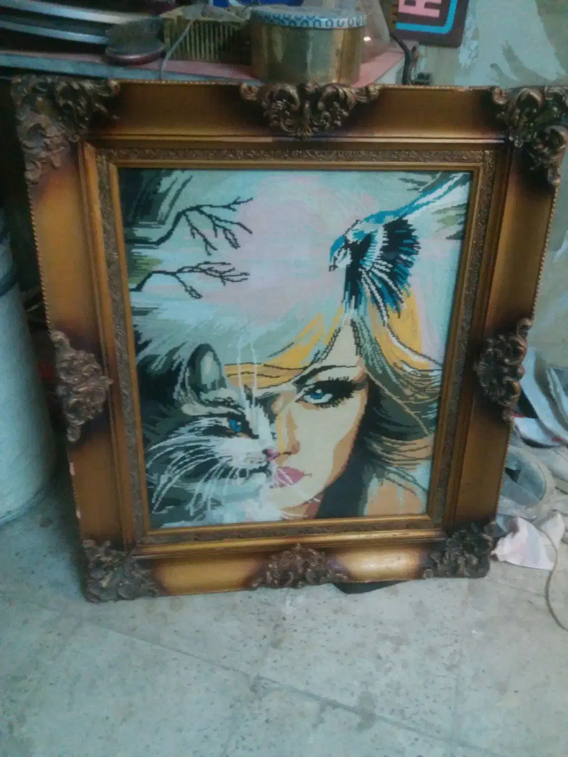 تابلو کوبلن قدیمی|تابلو، نقاشی، عکس|ملارد, |دیوار