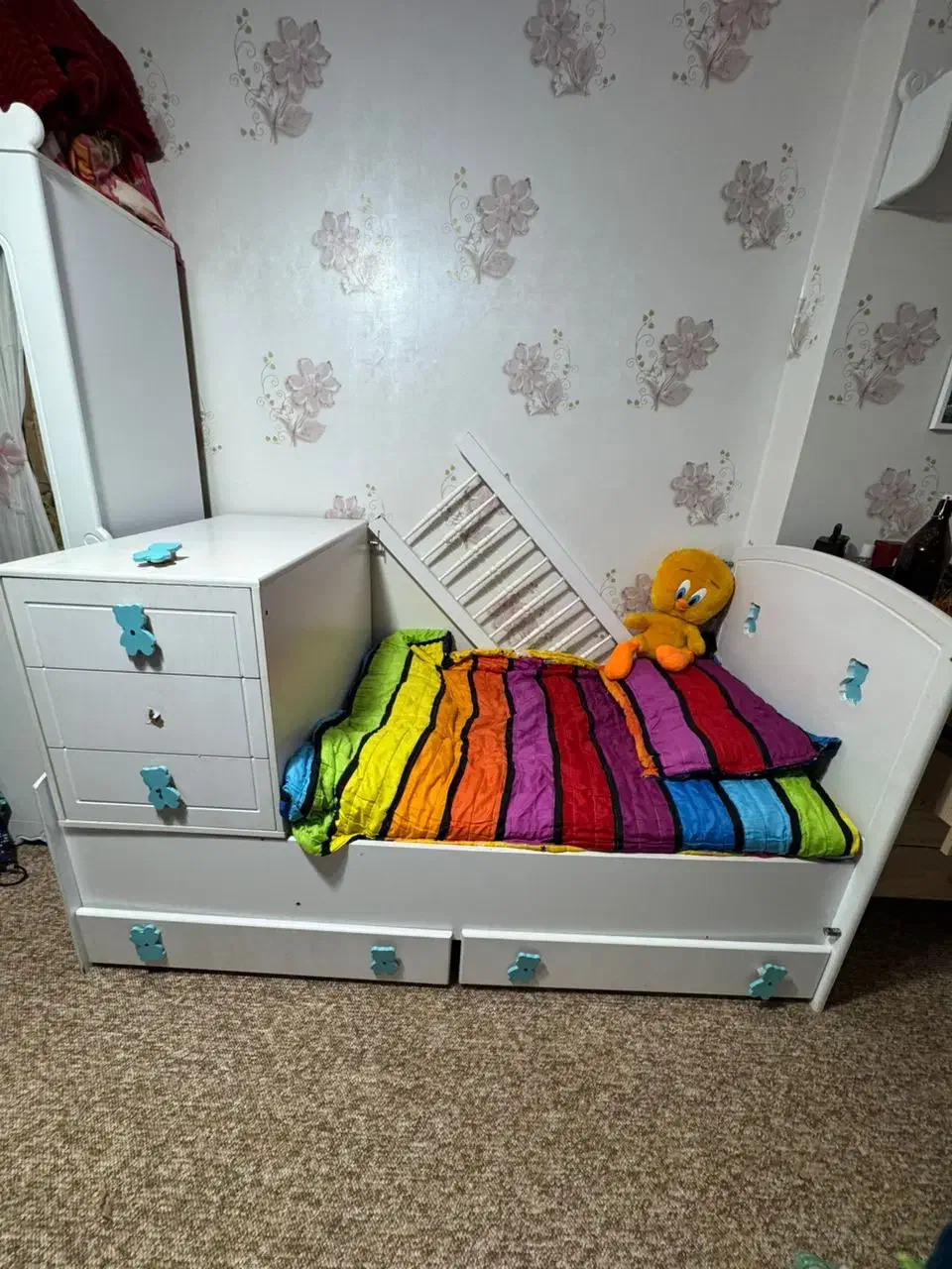 تخت دو منظوره کودک نوجوان|اسباب و اثاث بچه|چمران, |دیوار