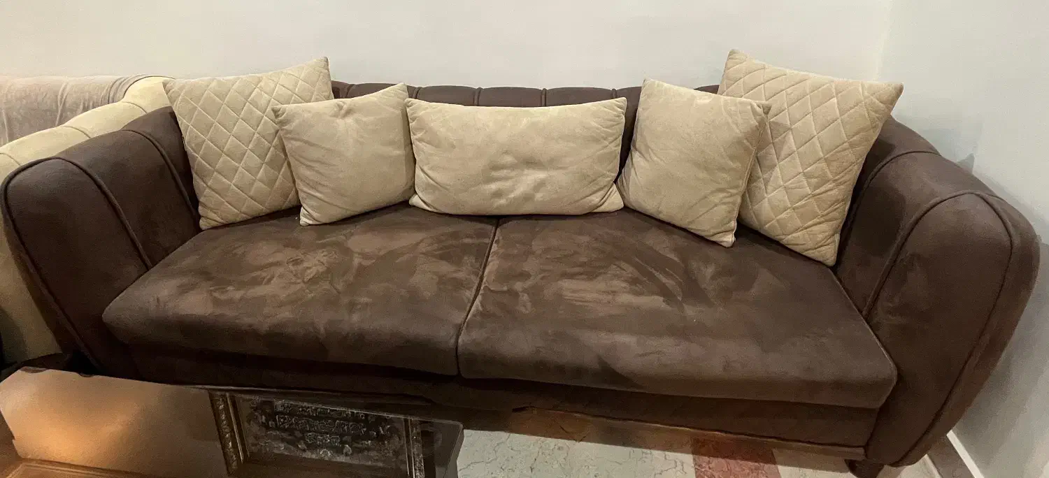 مبل راحتی مارک وینرآل ۳نفره کاملا تمیز و سالم|مبلمان خانگی و میز عسلی|تهران, اباذر|دیوار