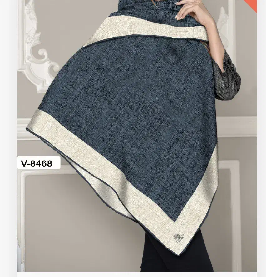 روسری سیمارو قواره ۱۴۰ حریر یونیک|لباس|جاسک, |دیوار