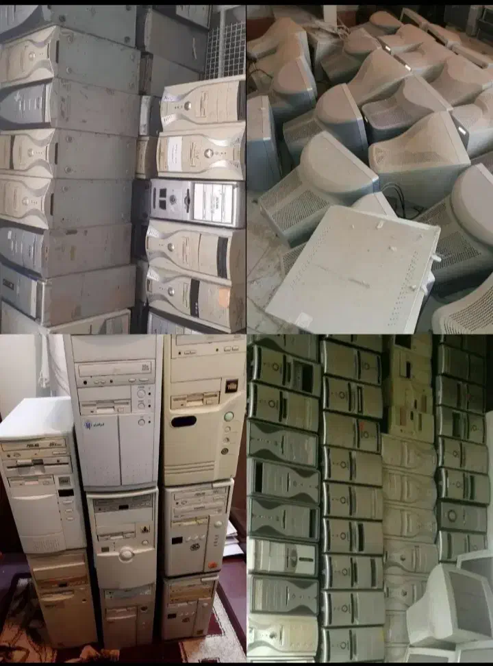 انواع کیس های کامپیوتر قدیمی وسوخته|قطعات و لوازم جانبی رایانه|دزفول, |دیوار