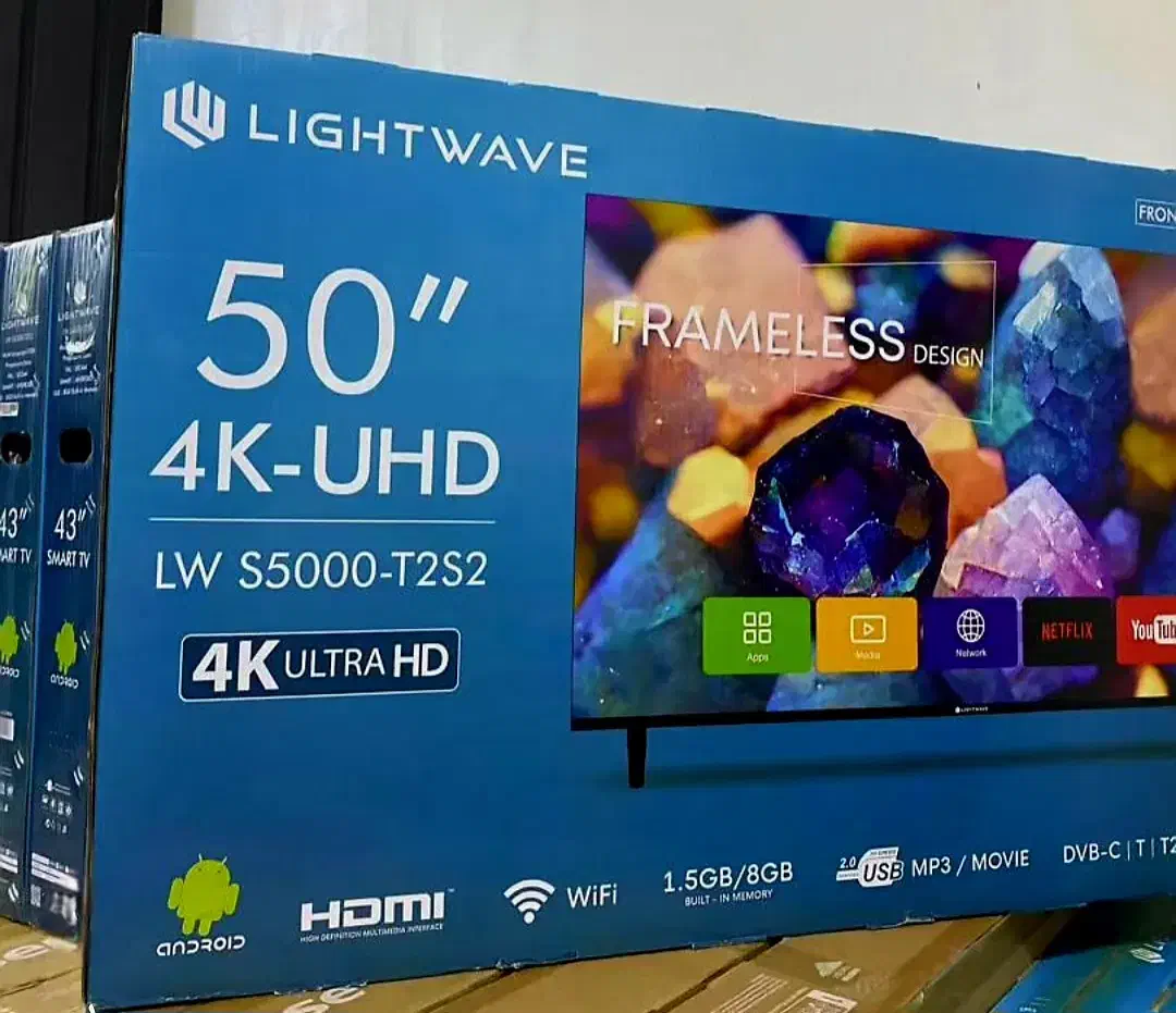 حراج 50 اینچ لایت ویو 4کا اسمارت فول 2025|حراج|بندر کنگان, |دیوار