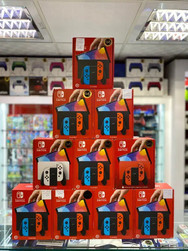 نینتندو اولد لایت و سوییچ ۲ nintendo oled. light|کنسول، بازی ویدئویی و آنلاین|مشهد, سراب|دیوار