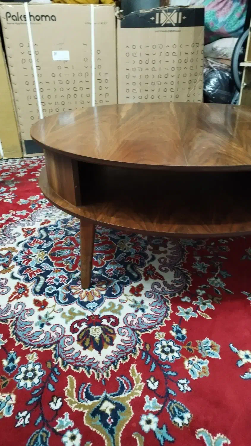 میز جلو مبلی و سه عسلی چوبی|مبلمان خانگی و میز عسلی|هادی شهر, |دیوار