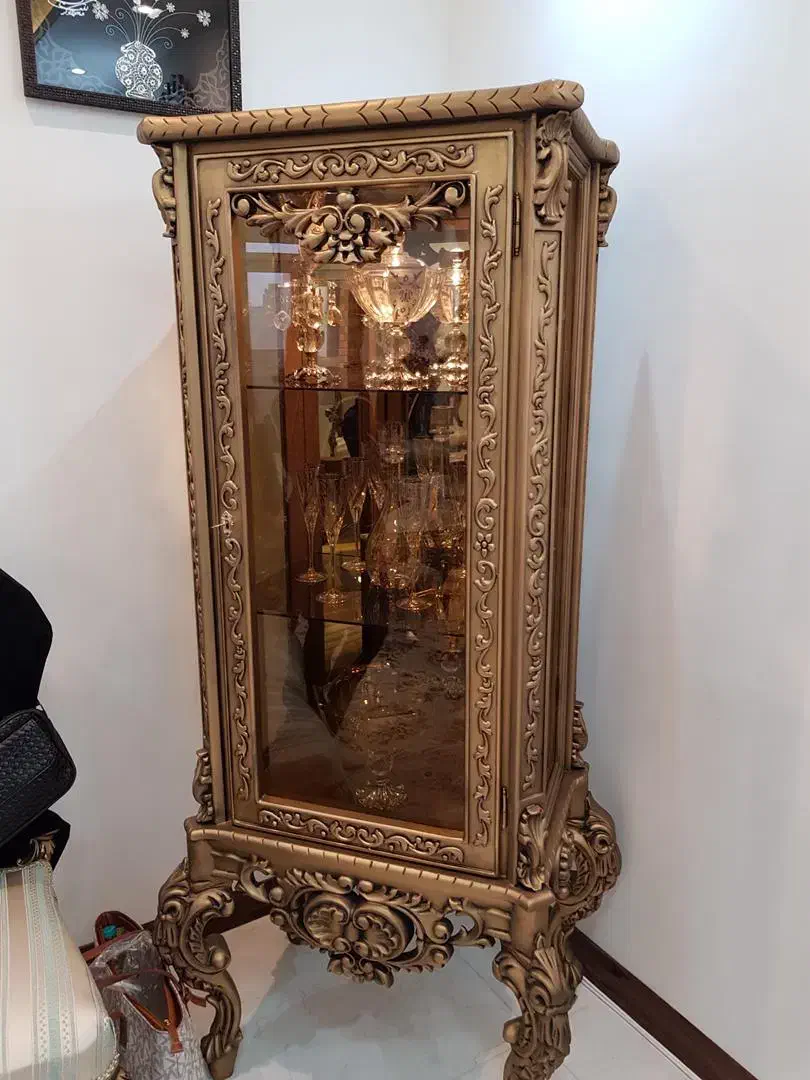 ویترین چوبی|بوفه، ویترین، کنسول|لنجان, |دیوار