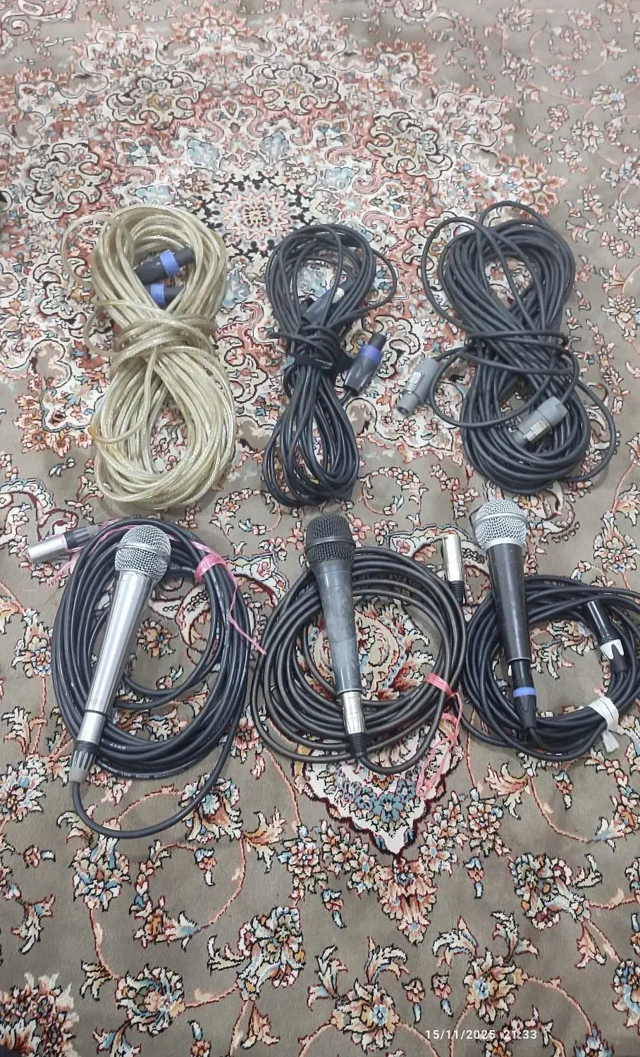 میکروفون و کابل|آلات موسیقی|نظرآباد, رسالت|دیوار