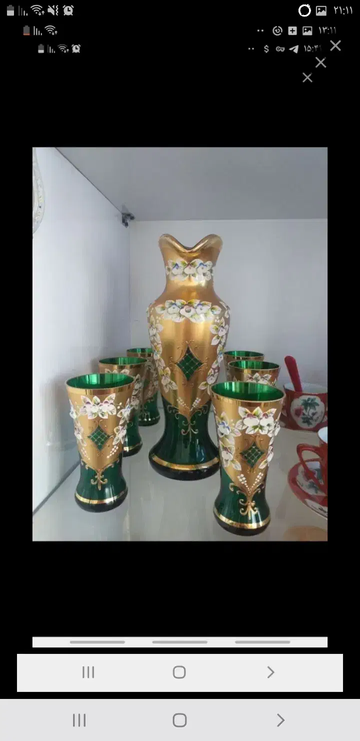 پارچ و لیوان اگرمن|ظروف سرو و پذیرایی|باسمنج, |دیوار