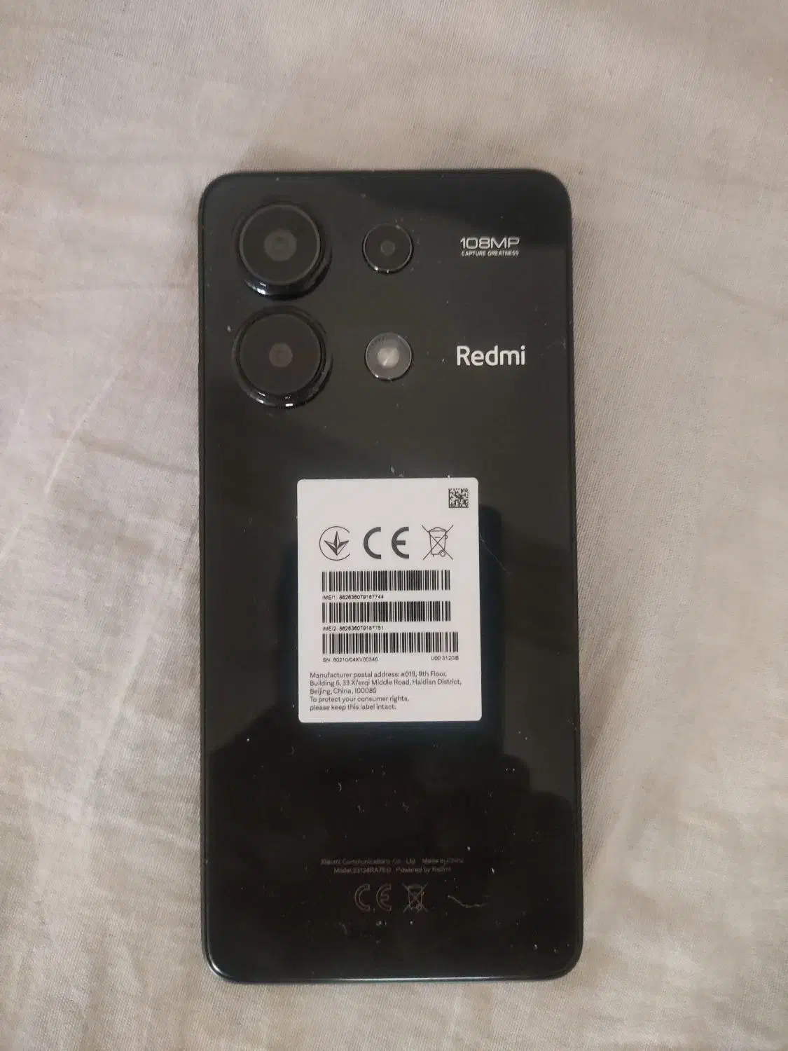 شیائومی Note13 نرمال حافظه 512 در حد بی خط و خش|موبایل|دلیجان, |دیوار