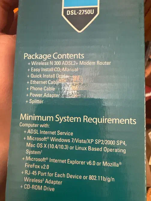 مودم d-link  مدل dsl-2750u|مودم و تجهیزات شبکه|تهران, میرداماد|دیوار