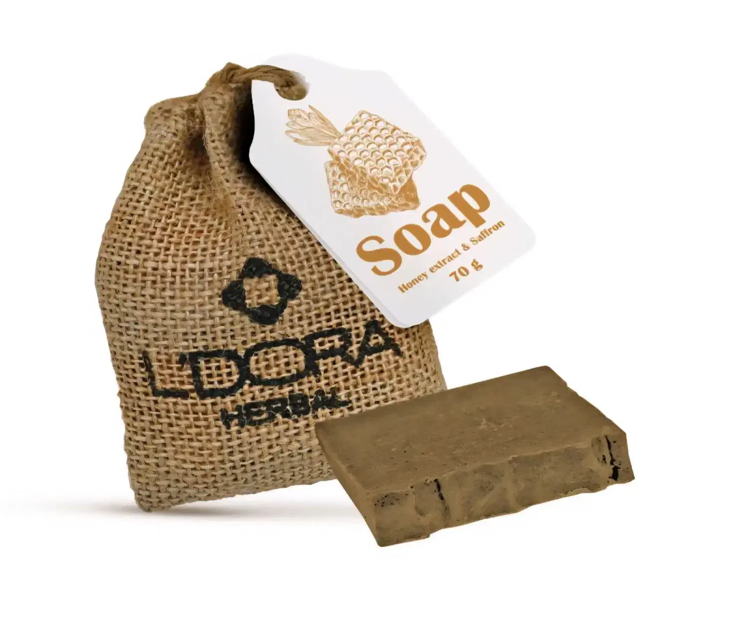 صابون گیاهی حاوی عصارهعسل و زعفران لدورا|آرایشی، بهداشتی، درمانی|اردبیل, |دیوار