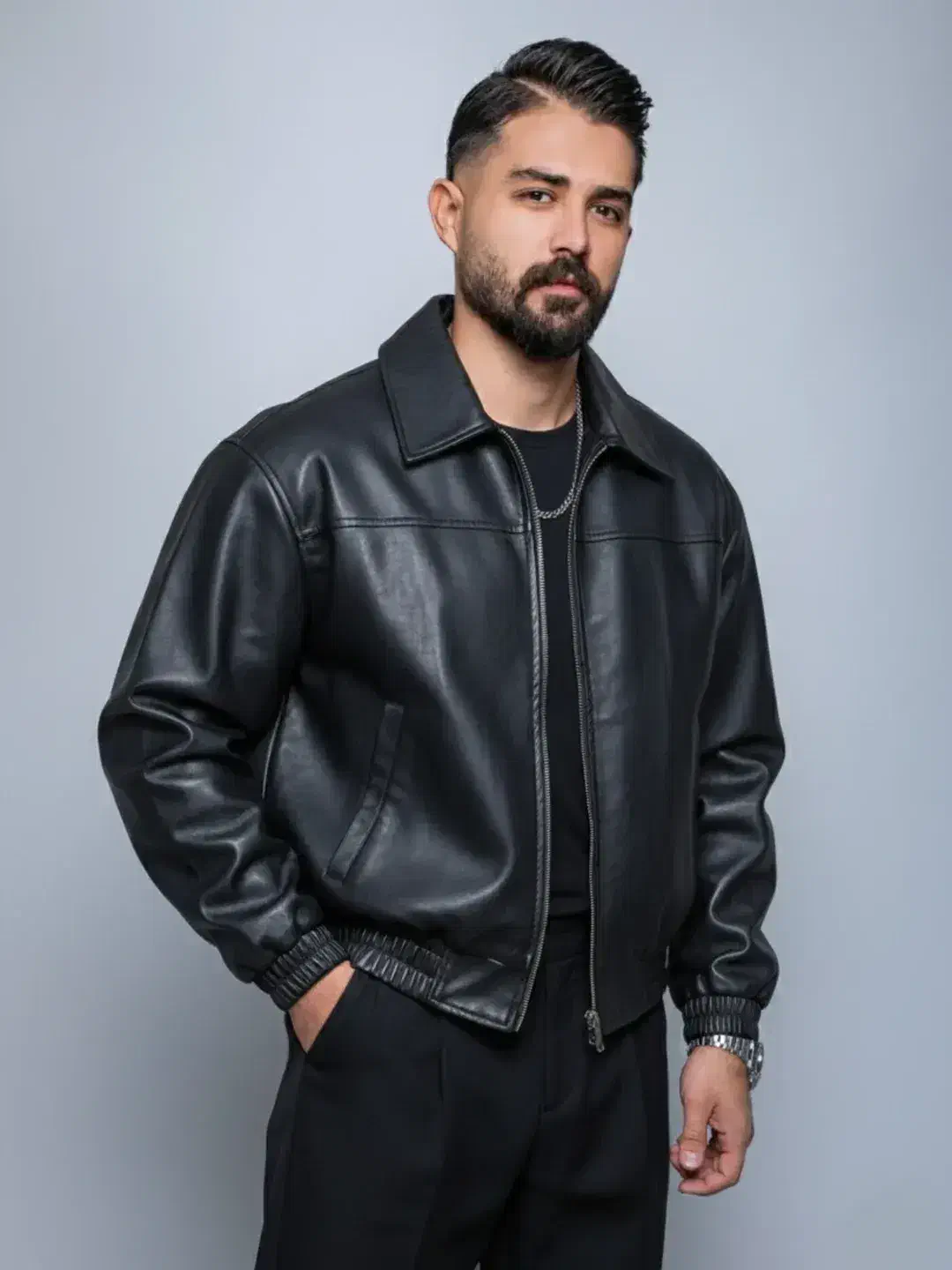 جکت چرمی وارداتی زارا رسید (پوشاک آقای مد)|لباس|بیرجند, |دیوار