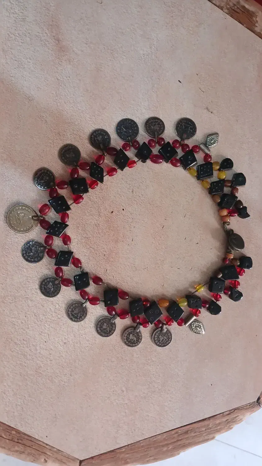 گردنبند قدیمی نقره قاجاری|کلکسیون اشیاء عتیقه|تهران, حکیمیه|دیوار