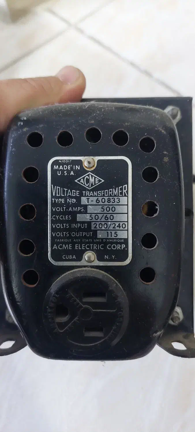 ترانس 110 ولت امریکایی و 24 ولت ایرانی|ابزارآلات|اسلامشهر, شهرک مهدیه|دیوار