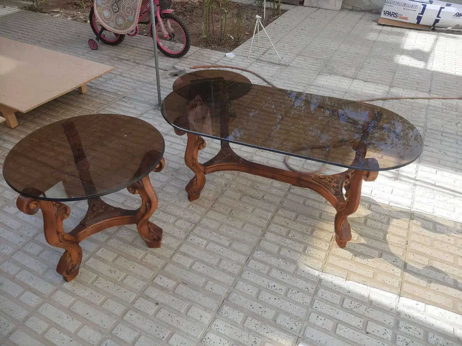 فروش فوری یک عدد میز و دو عدد عسلی|مبلمان خانگی و میز عسلی|اراک, |دیوار