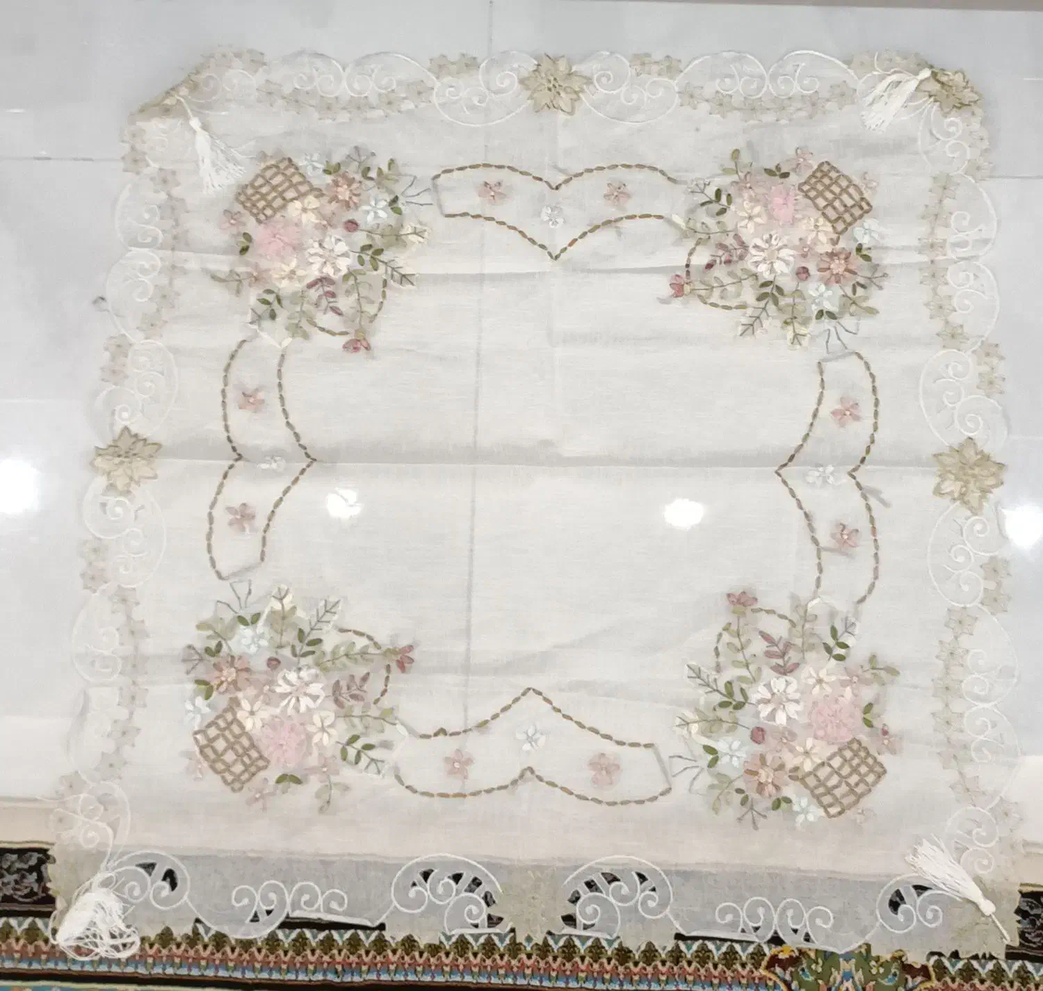 رومیزی ترمه|پرده، رانر، رومیزی|قم, انسجام|دیوار