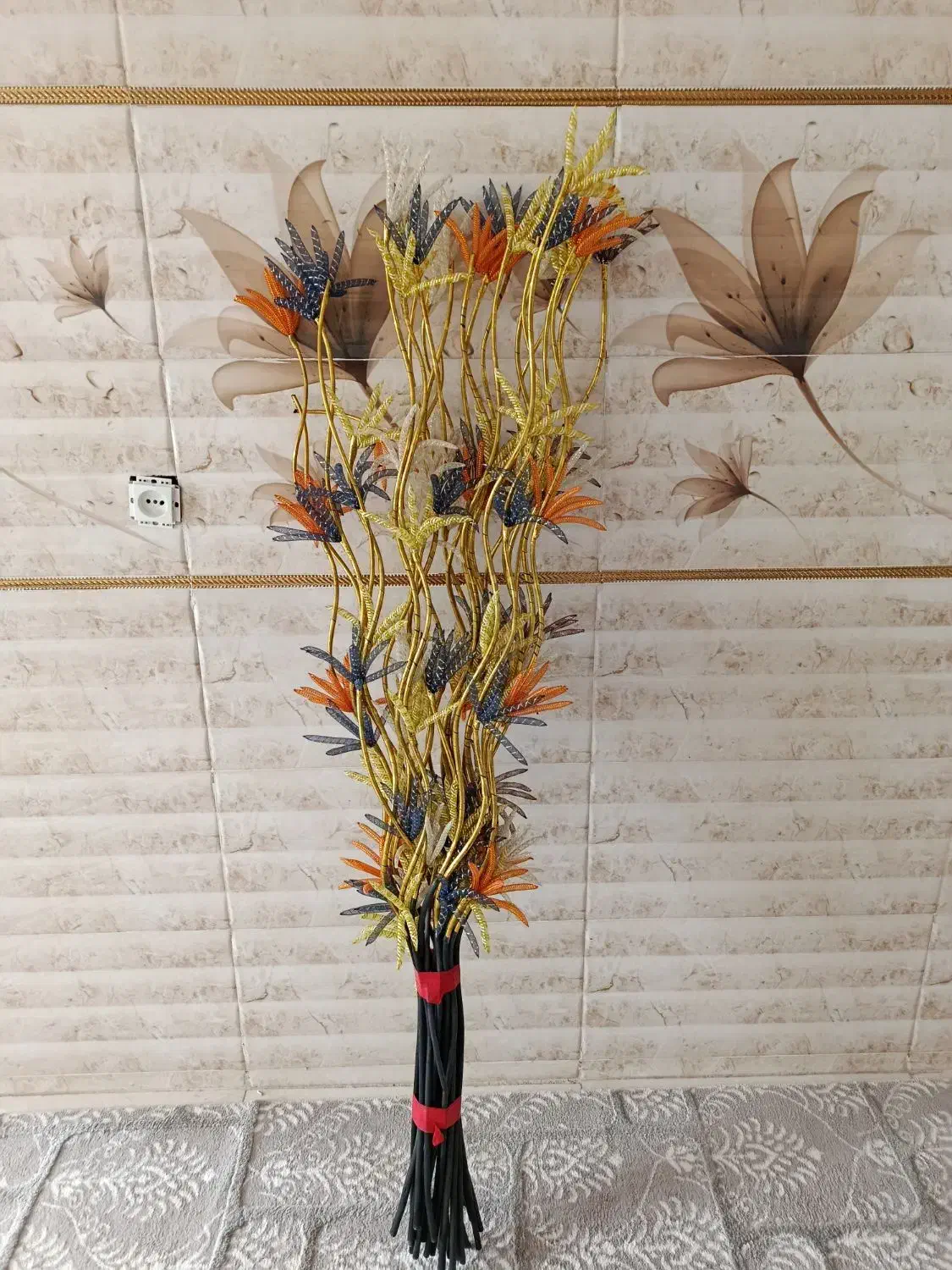 گل مصنوعی|گل مصنوعی|سرپل ذهاب, |دیوار