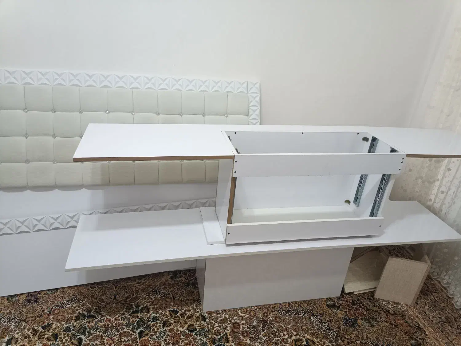 تخت دونفره با چهارتا کشو|تخت و سرویس خواب|سقز, |دیوار