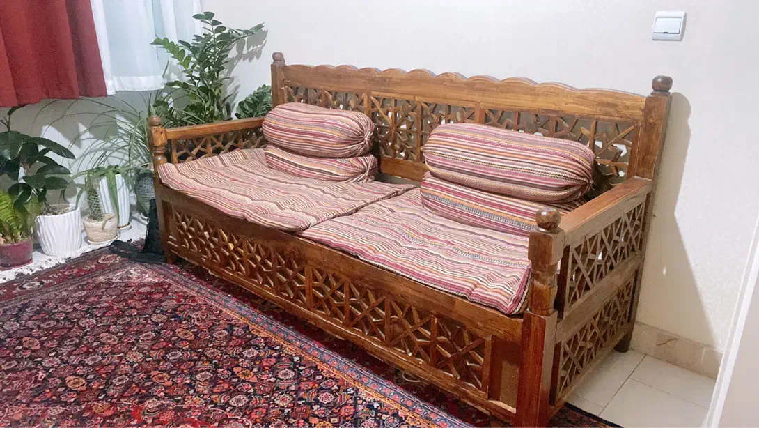 تخت سنتی باکس دار به همراه میز|مبلمان خانگی و میز عسلی|تهران, جنتآباد جنوبی|دیوار