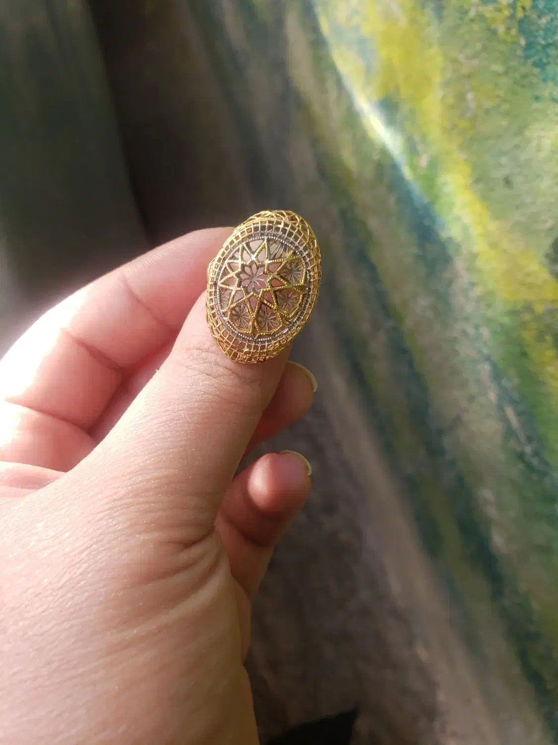 انگشتر طلا شیک|جواهرات|یاسوج, |دیوار