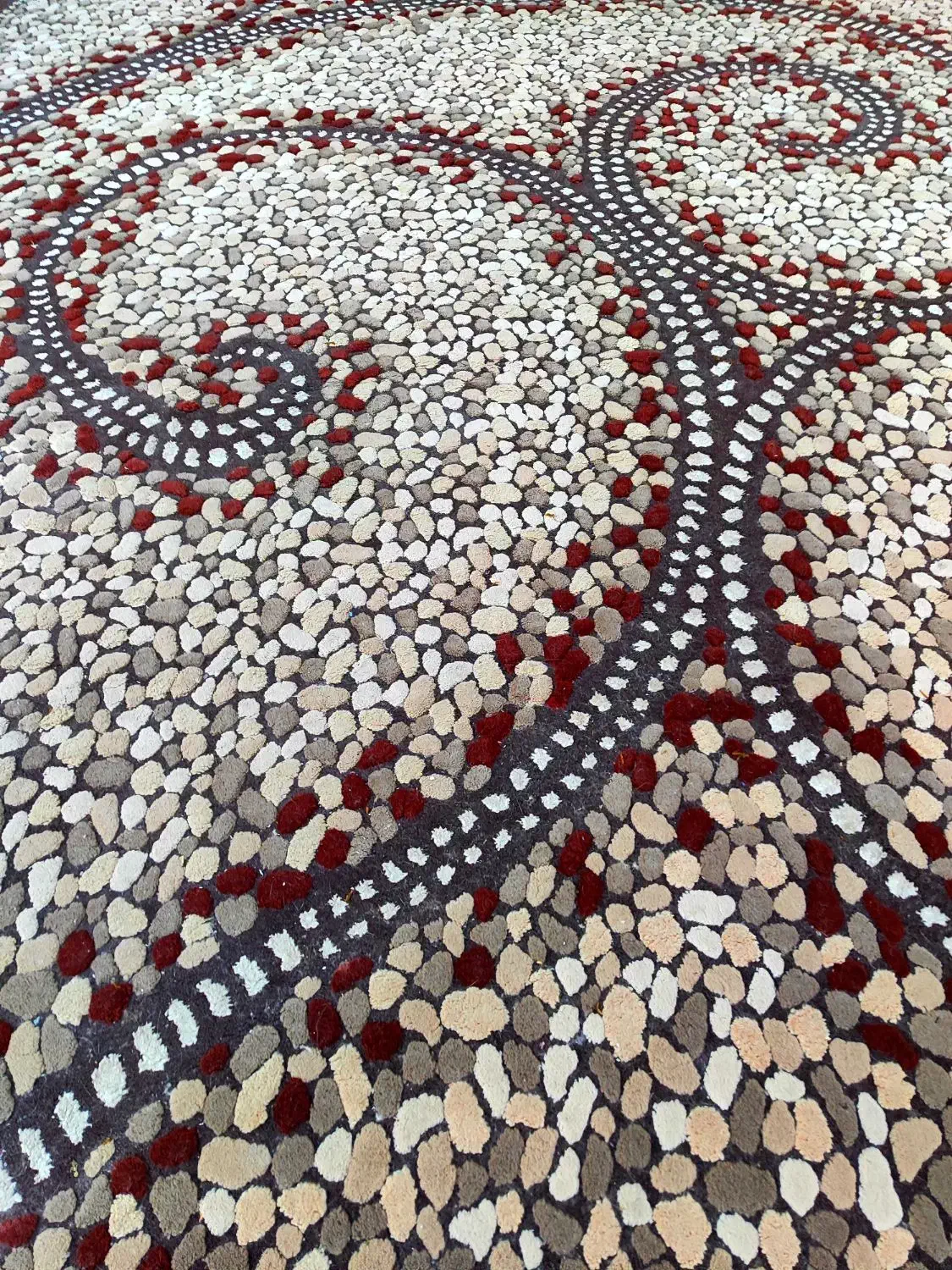 گلیم فرش طرح سنگی|گلیم، جاجیم، گبه|قزوین, |دیوار