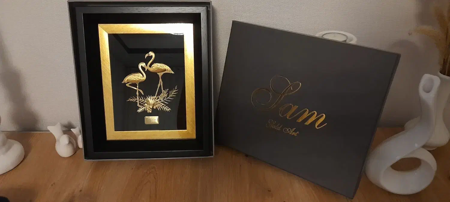 تابلو . رو میزی . ورق طلا|تابلو، نقاشی، عکس|کرج, گلشهر|دیوار