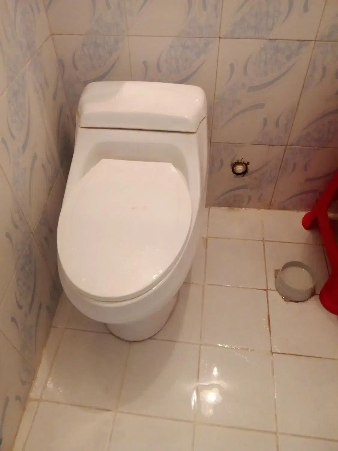 یک عدد توالت فرنگی|لوازم سرویس بهداشتی|بندرعباس, |دیوار