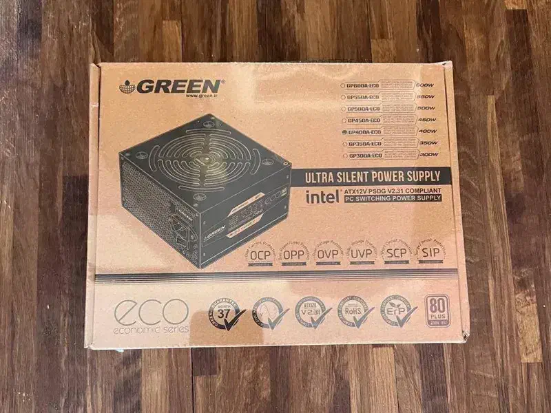 منبع تغذیه کامپیوتر گرین مدل GP400A-ECO|قطعات و لوازم جانبی رایانه|تهران, نجات اللهی|دیوار