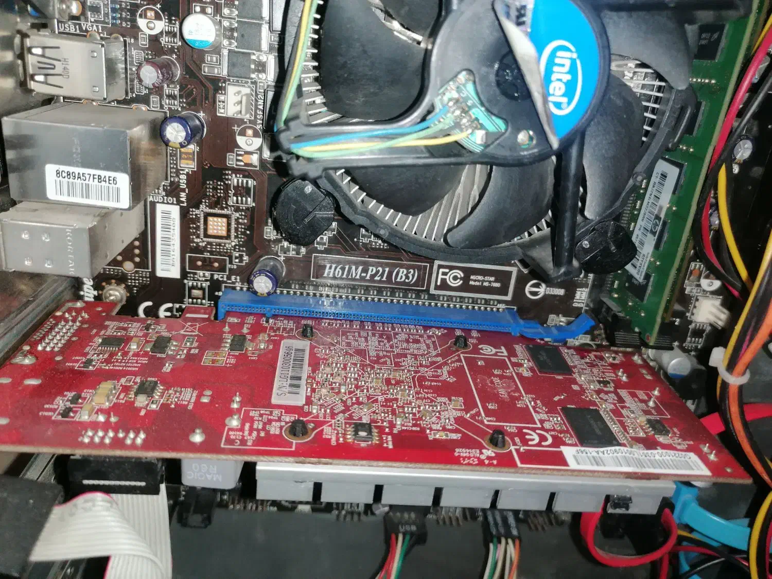 کیس معمولی با مانیتور ومیز|رایانه رومیزی|تهران, اتابک|دیوار