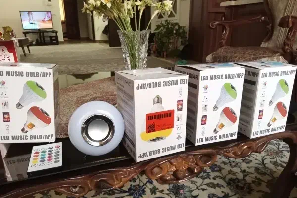 اسپیکر بلوتوثی سقفی مدل لامپ|سیستم صوتی خانگی|تهران, قاسمآباد|دیوار