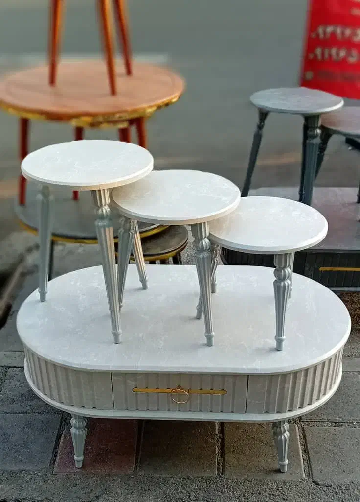 میز عسلی بیضی|مبلمان خانگی و میز عسلی|ساوه, |دیوار