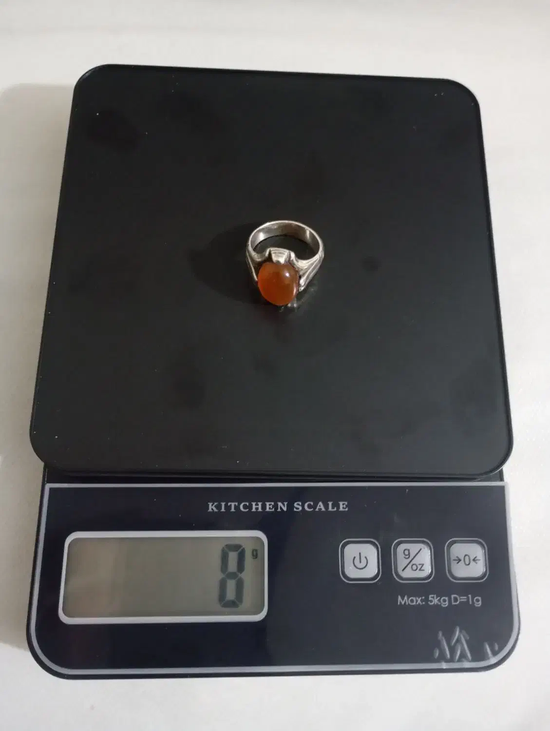 انگشتر نقره با سنگ عقیق|جواهرات|ری, دیلمان|دیوار