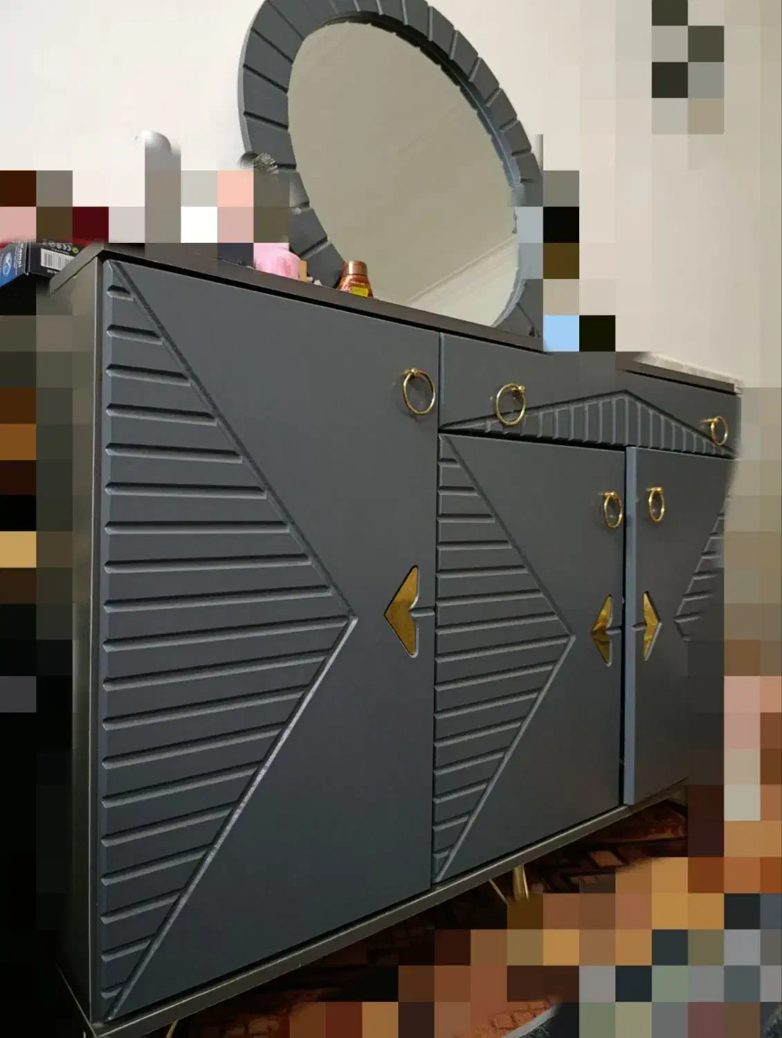 ست سرویس چوب پنج تیکه|جاکفشی، کمد، دراور|زابل, |دیوار